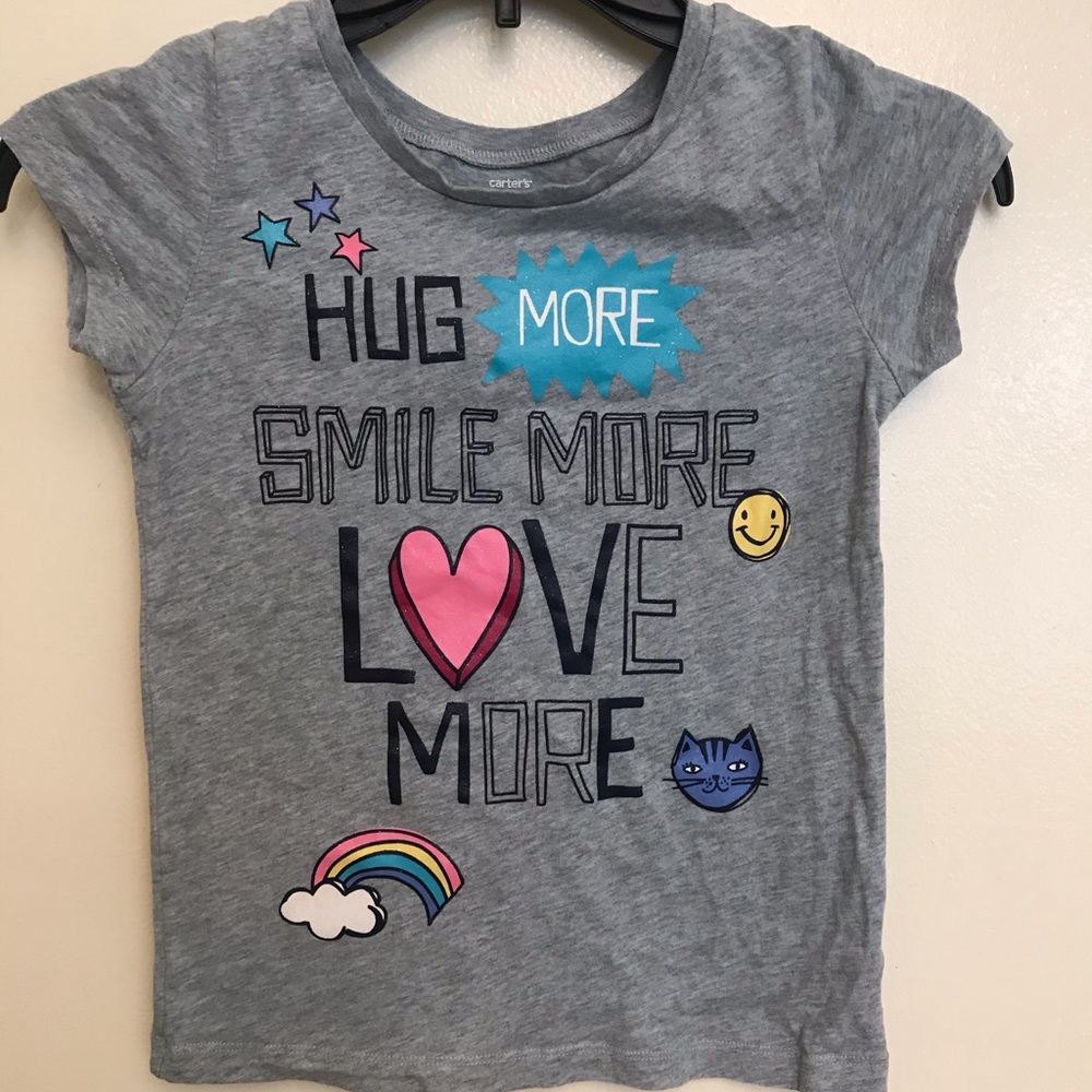 CARTER’S Girls hug& Love tee shirt